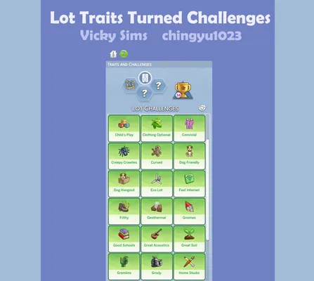  Lot Traits Turned Challenges