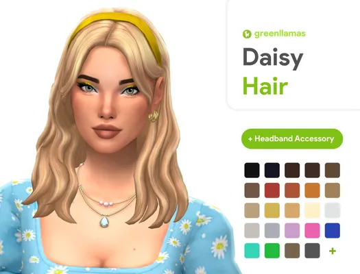 Daisy Hair | greenllamas