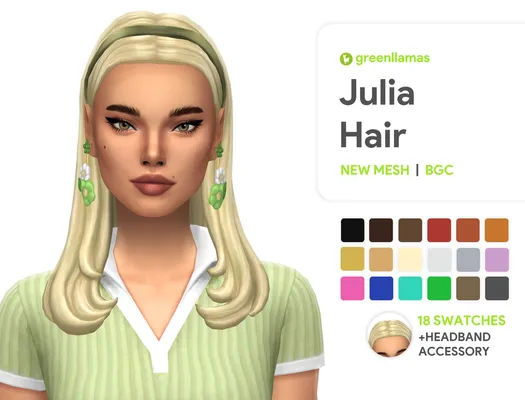 Julia Hair - greenllamas