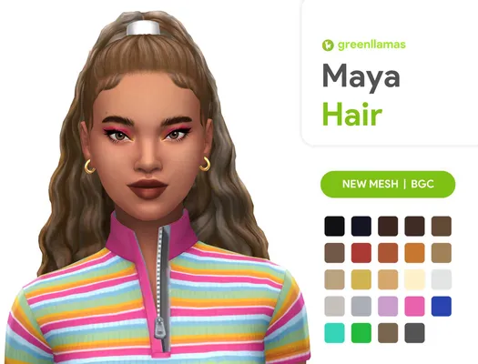 Maya Hair - greenllamas