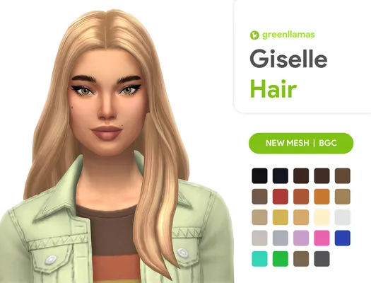 Giselle Hair - greenllamas