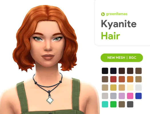 Kyanite Hair - greenllamas