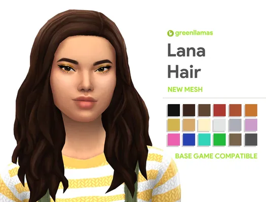 Lana Hair - greenllamas