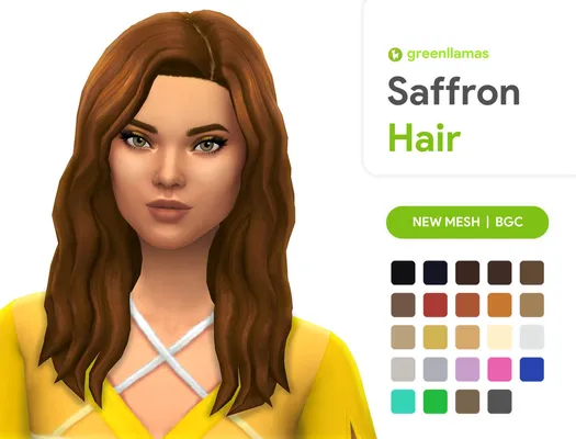 Saffron Hair - greenllamas