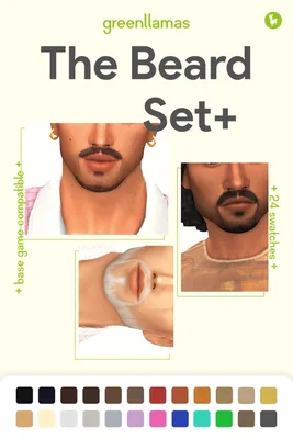 The Beard Set + - greenllamas
