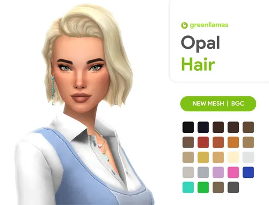 Opal Hair - greenllamas