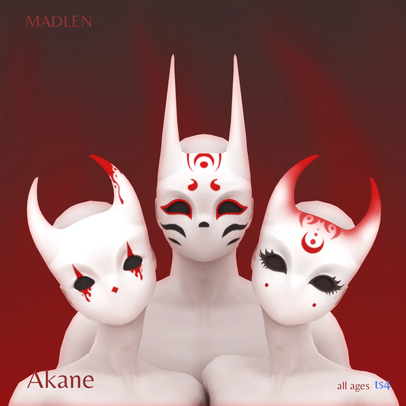 Akane Halloween Masks