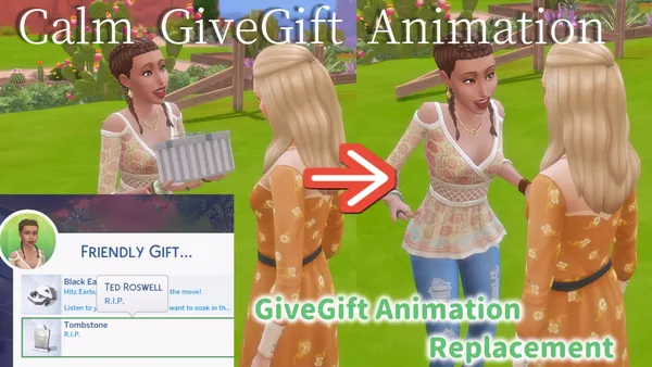 Calme Give&Gift Animation - GiveGift Animation Replacement