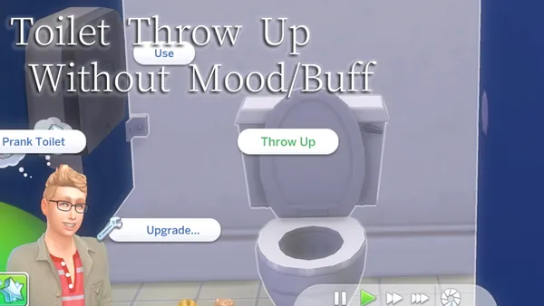 Toilet Throw Up Without Mood/Buff