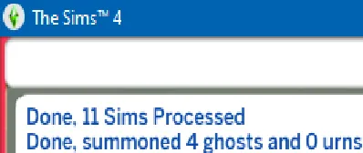 Summon All Urns and Log All Sim Families